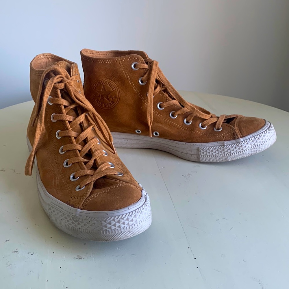 Converse All Star Leather Hi-Top Street Sneaker Boot - Nearly New!